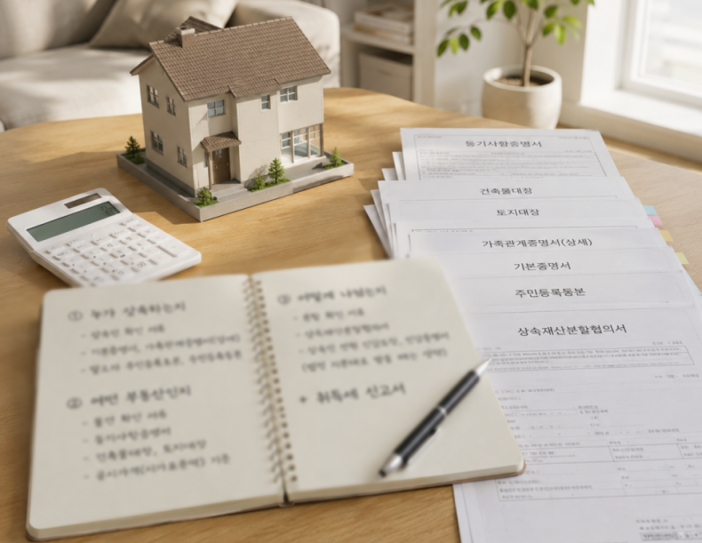 상속 취득세 서류, 상속받은 집 취득세를 직접 신고하려면 뭘 준비하나요?