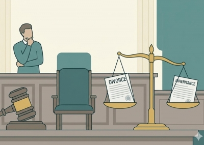 이혼소송 중 남편 사망, 내 몫의 재산은 어떻게 되나요?