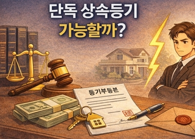 상속 등기 거부하는 가족, 동의 없이도 단독 신청 가능할까?