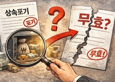 실수로 누락한 상속 재산, '상속포기' 효력 사라지고 빚더미 앉을까?