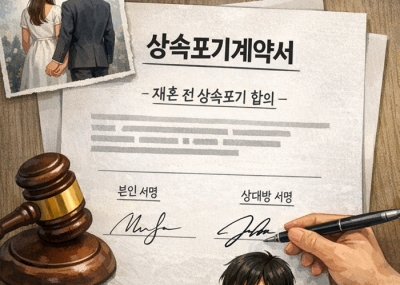 재혼 전 쓴 ‘상속포기 각서’, 자녀들의 상속 재산 지킬 수 있을까?