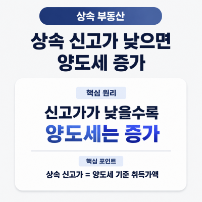 상속 부동산 양도세, 신고할 때 어떻게 해야 줄어들까요?
